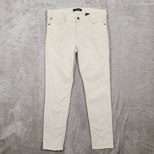 Joe Fresh Corduroy Stretchy Pants Off-white Slim Low rise Women's Size 29 (8)